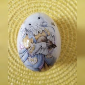 The Egg Lady Porcelain Egg